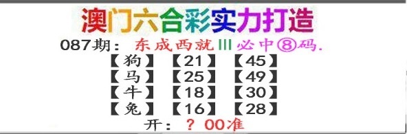 087期东成西就[图]